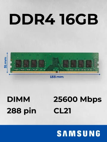 Оперативная память для пк Samsung 32 ГБ (2шт по 16гб) DDR4
